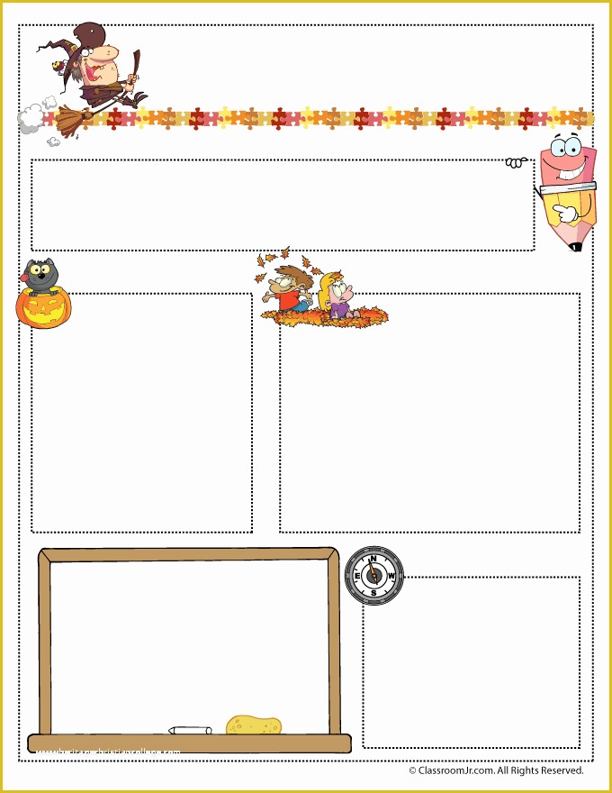 Thanksgiving Newsletter Template Free Of October Teacher Newsletter Template Woo Jr Kids Activities