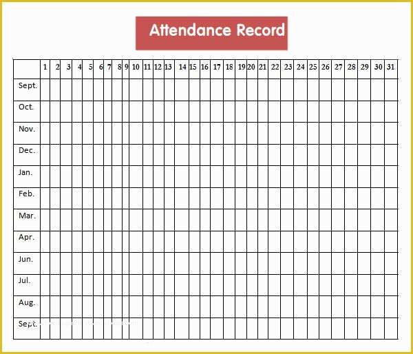 Time and attendance Templates Free Of 16 attendance Sheet Templates – Pdf Word Excel