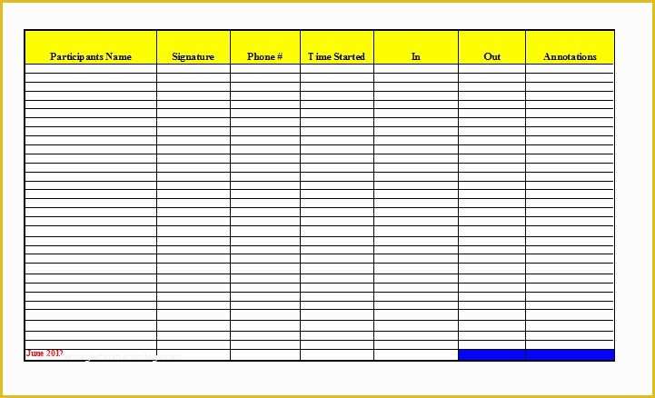 Time and attendance Templates Free Of Free Printable Employee attendance form Time