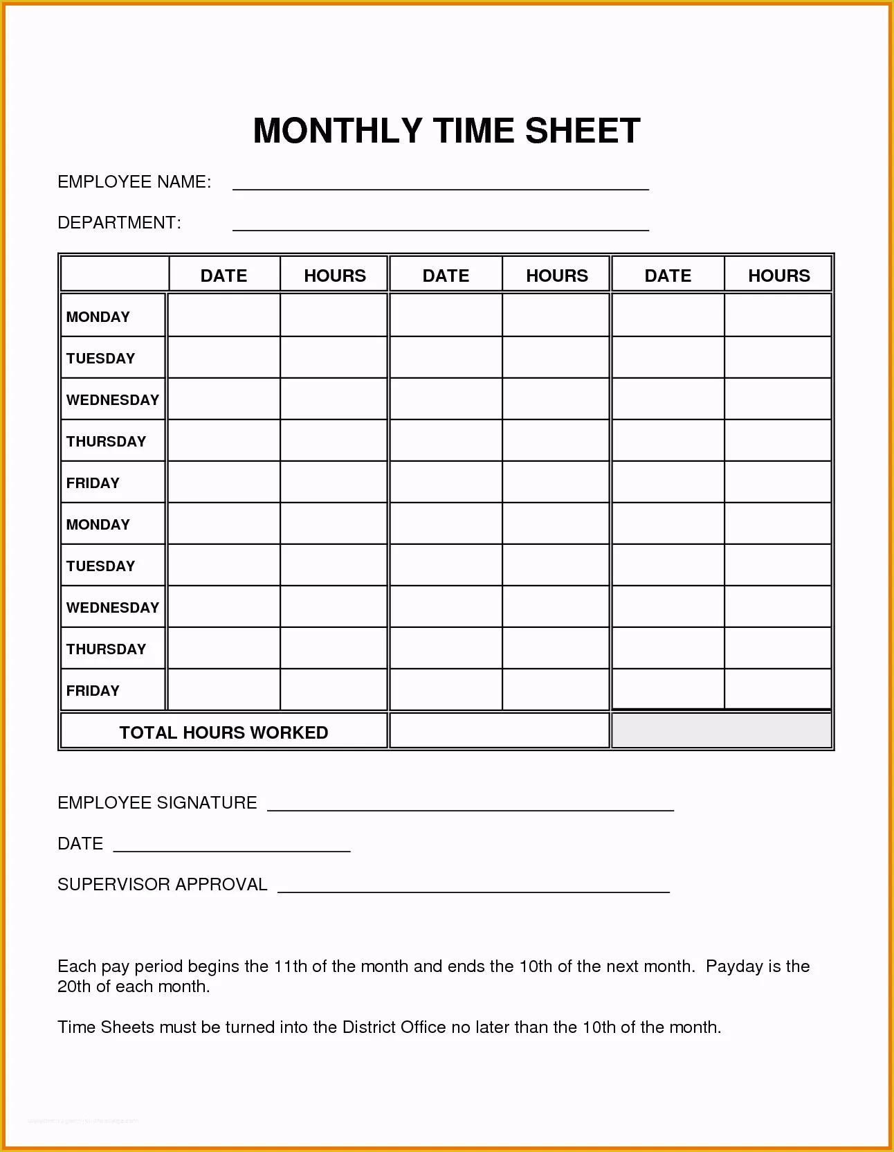 Time and attendance Templates Free Of Weekly attendance Template Portablegasgrillweber