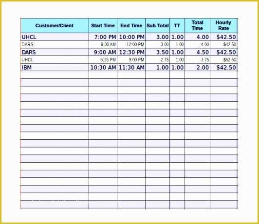 Timesheet Invoice Template Free Of 12 Timesheet Invoice Template Excel Exceltemplates