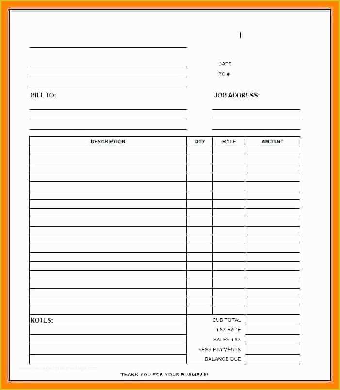 Timesheet Invoice Template Free Of 6 Free Contractor Invoice Template Excel