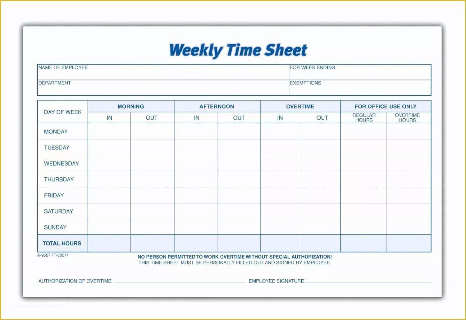 Timesheet Invoice Template Free Of Weekly Employee Time Sheet Projects to Try