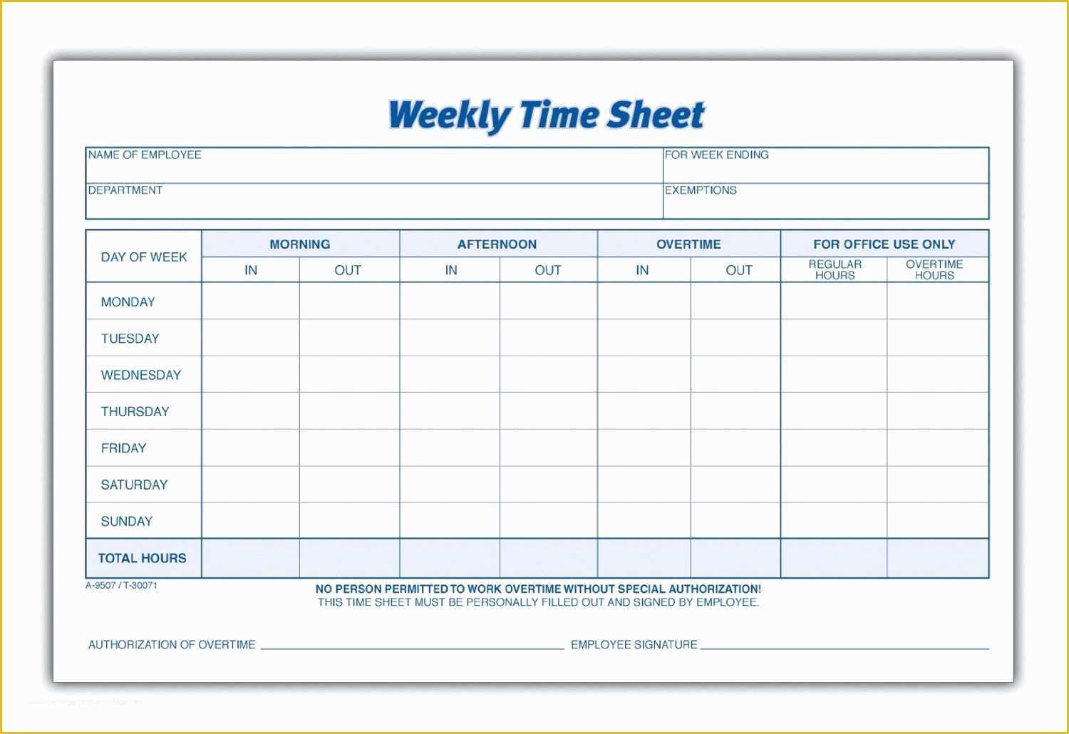 Timesheet Template Free Daily Printable Downloadable Contract Work