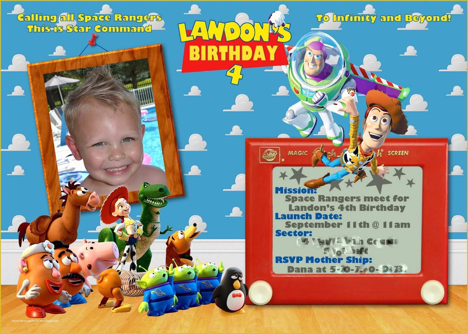 Toy Story Birthday Invitations Template Free Of 40th Birthday Ideas toy Story Birthday Invitation