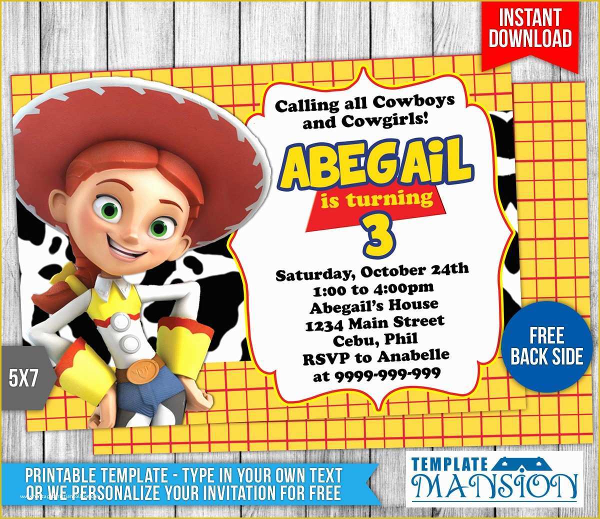 Toy Story Birthday Invitations Template Free Of toy Story Birthday Invitation Template 5 by