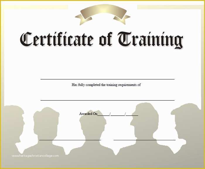 Training Certificate Template Free Of 15 Training Certificate Templates Free Download Designyep