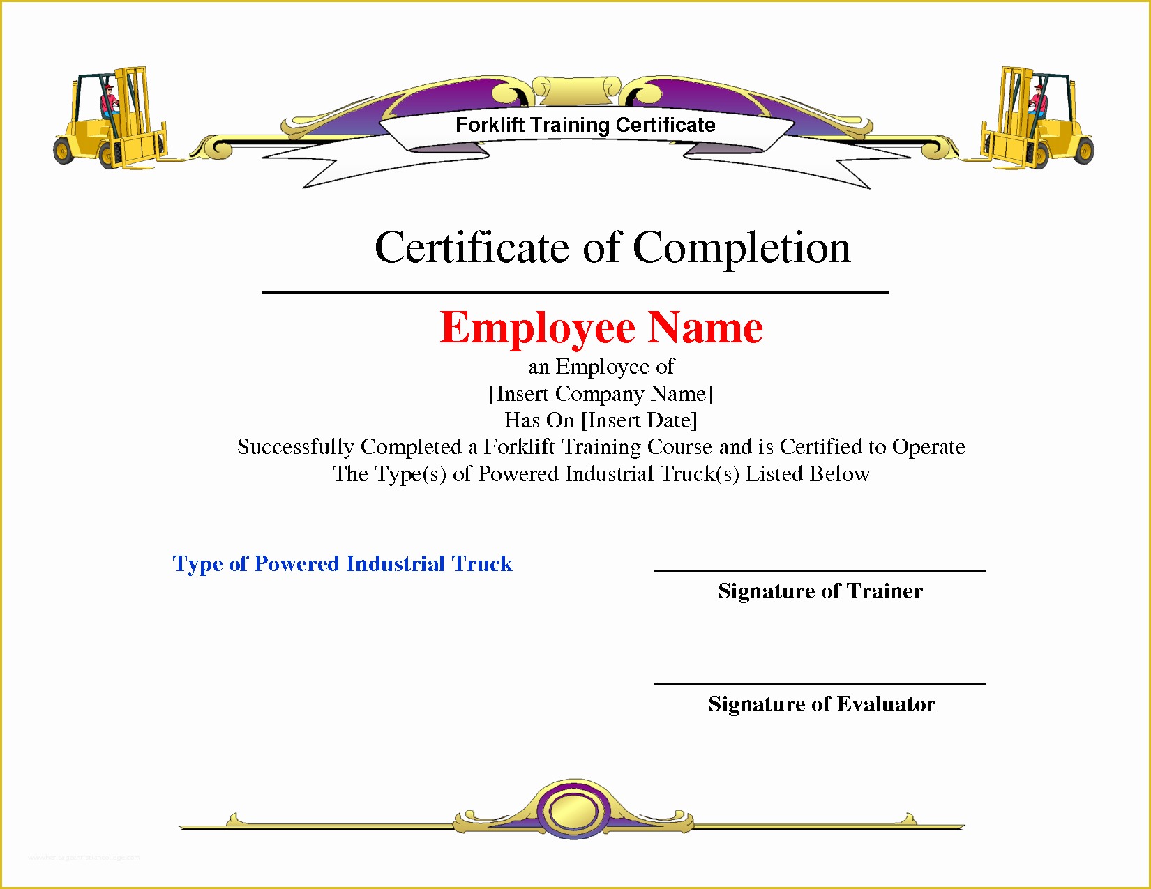 Training Certificate Template Free Of 8 Best Of Hours Training Certificate Template