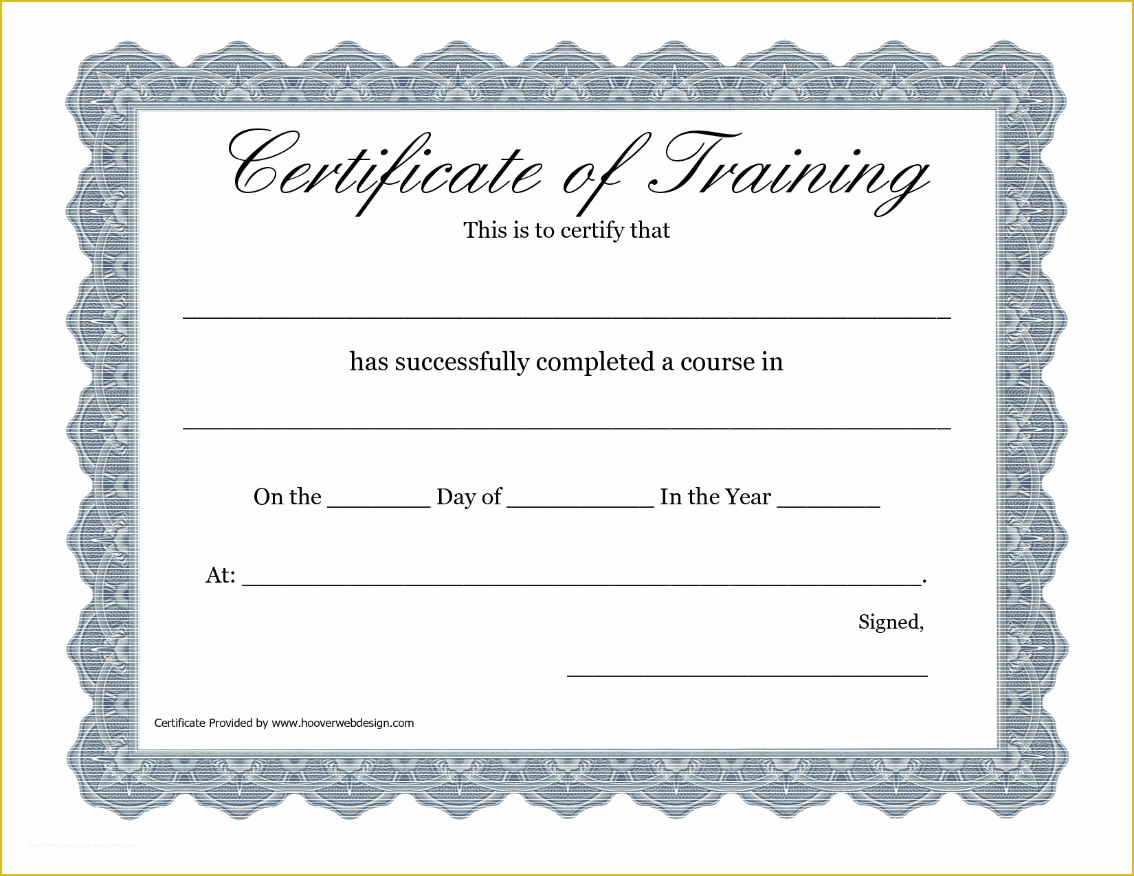 Training Certificate Template Free Of Best S Of Certificate Training form Free