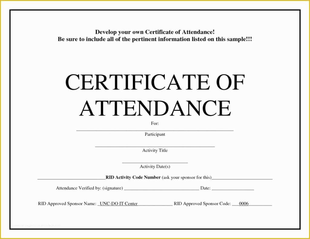 Training Certificate Template Free Of Free Blank Certificate Templates