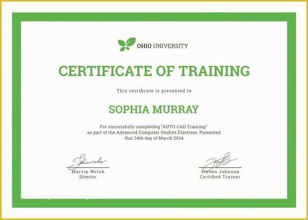Training Certificate Template Free Of Training Certificate Template 27 Free Word Pdf Psd