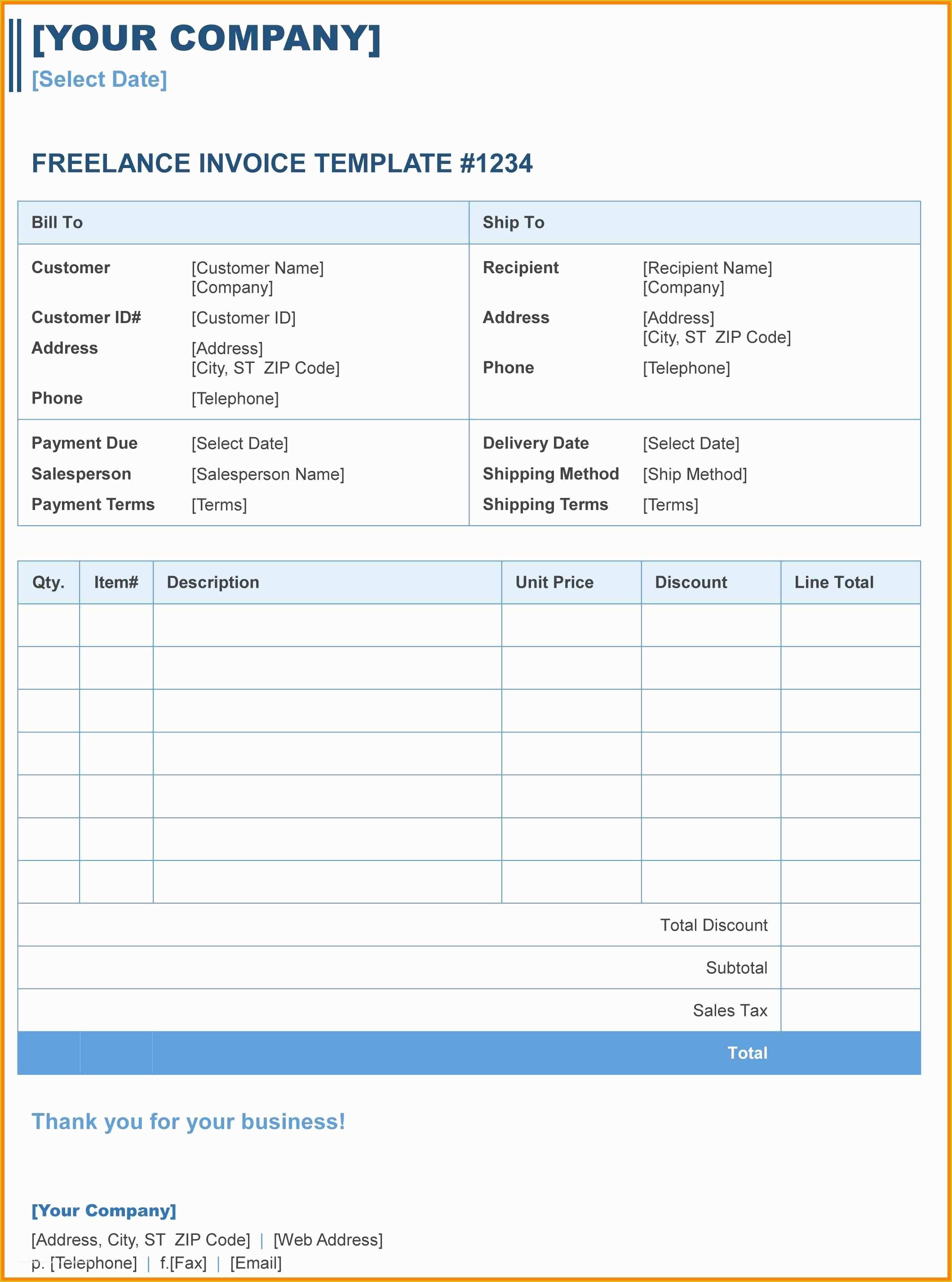 Training Website Templates Free Download Of 5 Freelance Example Invoice