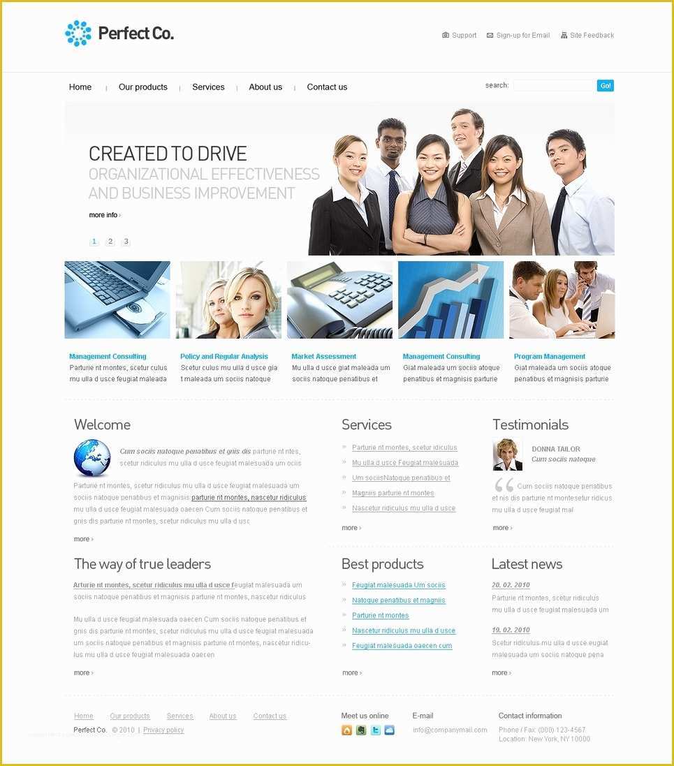 Training Website Templates Free Download Of Corporate Training Website Template Web Design Templates