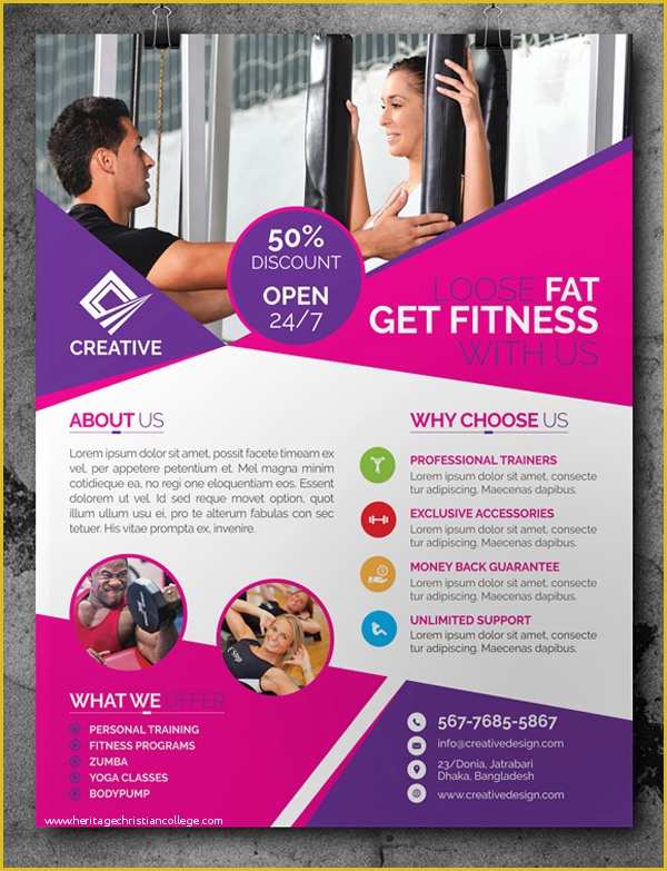 Training Website Templates Free Download Of Free Fitness Gym Flyer Template Psd Files and Free Church