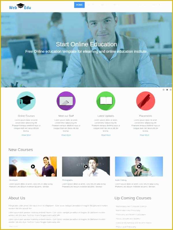 Training Website Templates Free Download Of Line Training Free Website Template Download Templates