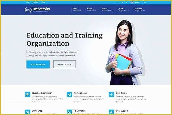 Training Website Templates Free Download Of Line Training Website Template Beautiful Education theme