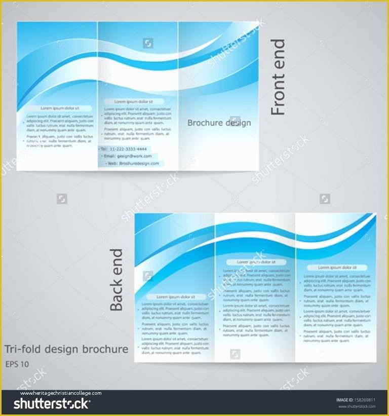 Tri Fold Template Illustrator Free Of 28 Of 4 Fold Brochure Template Free