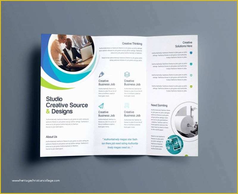 Tri Fold Template Illustrator Free Of 4 Page Brochure Template Free Illustrator