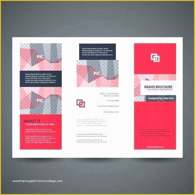 Tri Fold Template Illustrator Free Of Business Fold Brochure Layout Design Vector Tri Indesign