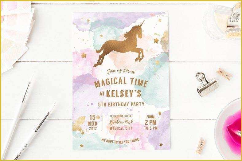 Unicorn Invitation Template Free Of Tips for Writing A Great Invitation