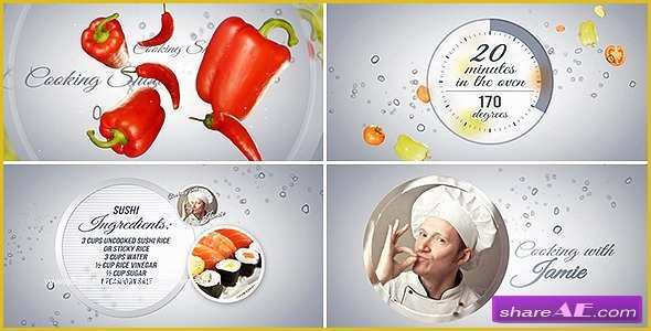 Videohive after Effects Templates Free Of Videohive Cooking Show Free after Effects Templates