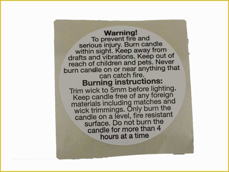 Warning Label Template Free Of 10 Best Of Printable Warning Labels for Candles