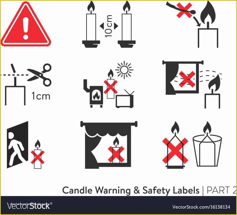 Warning Label Template Free Of 14 Ways Candle Warning Labels