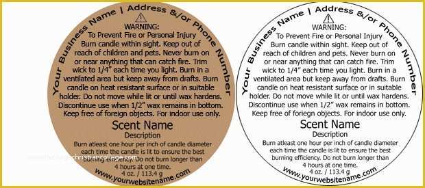 Warning Label Template Free Of Printable Warning Labels for Candles Made by Creative Label