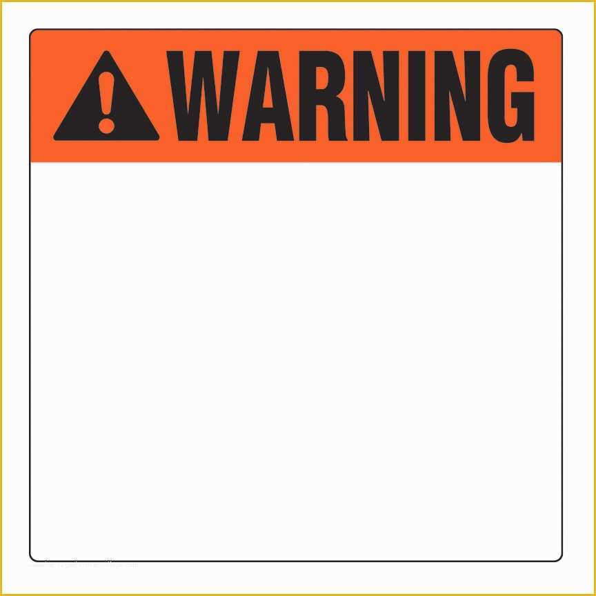 Warning Label Template Free Of thermal Transfer Arc Flash