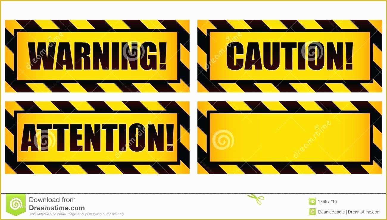 Warning Label Template Free Of Warning Label Template