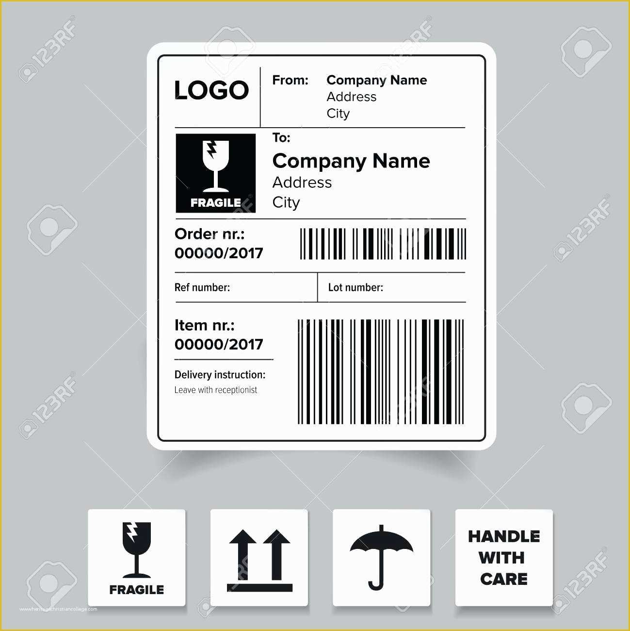 Warning Label Template Free Of Warning Label Template