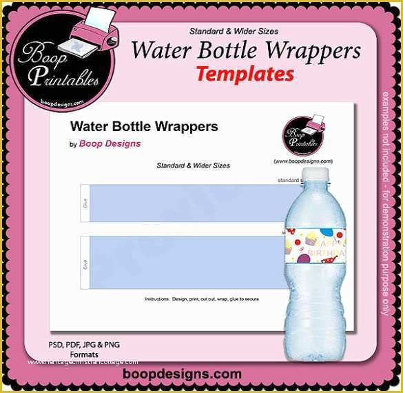 Water Bottle Label Template Free Word Of 21 Water Bottle Template Psd format Download