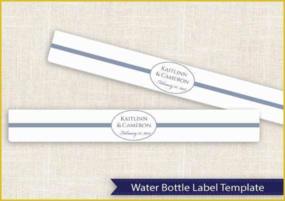 Water Bottle Label Template Free Word Of Diy Water Bottle Label Template for Avery by