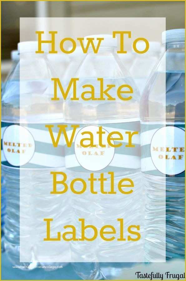 Water Bottle Label Template Free Word Of How to Make Water Bottle Labels In Word
