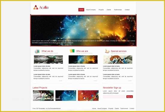 Website Templates Free Download HTML with Css Of 40 Well Designed Free HTML5 and Css3 Templates