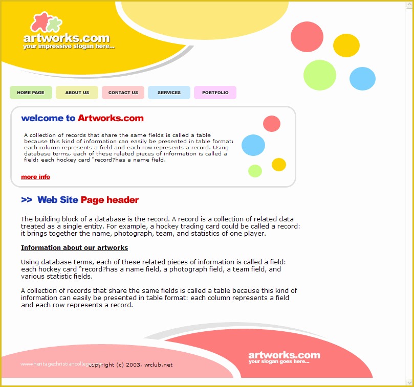 Website Templates Free Download Of Download Free HTML Templates