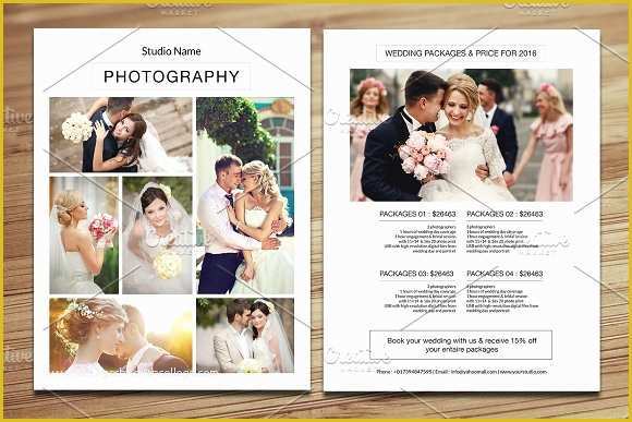 Wedding Photography Price List Template Free Of Wedding Graphy Price List V349 Flyer Templates