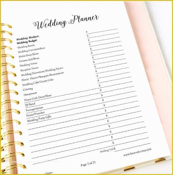 Wedding Planner Template Free Of 21 Wedding Planner Samples