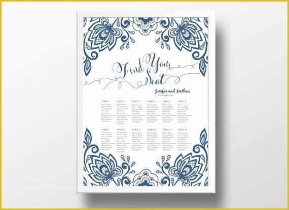Wedding Seating Chart Poster Template Free Of 12 Best Diy Wedding Seating Chart Poster Templates Images