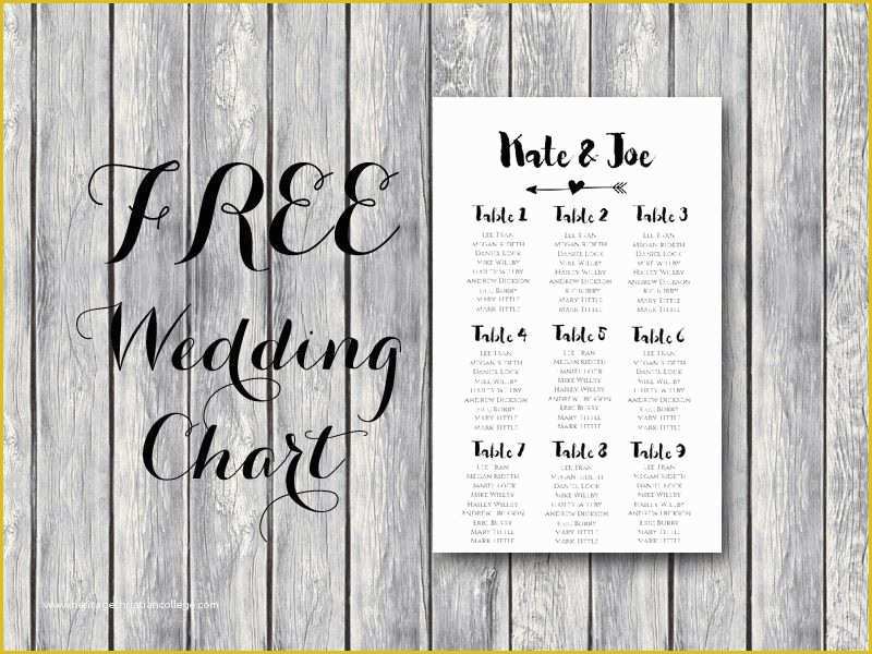 Wedding Seating Chart Poster Template Free Of Free Wedding Seating Chart Printable Template Editable