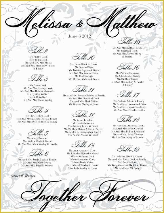 Wedding Seating Chart Poster Template Free Of Items Similar to Wedding Seating Poster Seating Board
