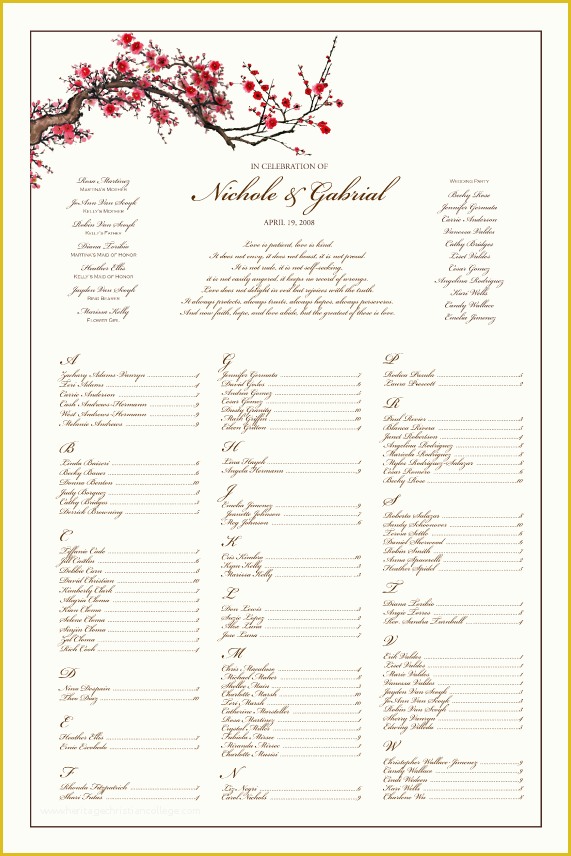Wedding Seating Chart Poster Template Free Of Jodonna S Blog Here the towering Wedding Cake Of William