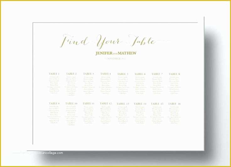 Wedding Seating Chart Poster Template Free Of Wedding Seating Chart Poster Template Free Classroom Doc