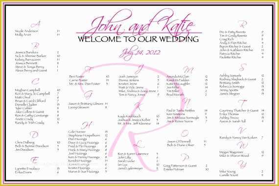 Wedding Seating Chart Poster Template Free Of Wedding Seating Chart Table Seating Reception Seating