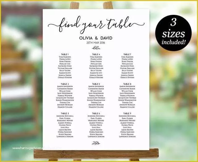 Wedding Seating Chart Poster Template Free Of Wedding Seating Chart Template Printable Seating Plan