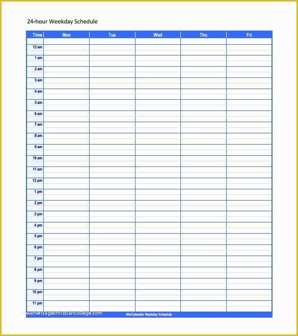 Weekly Work Schedule Template Free Download Of Work Schedule Templates – 9 Free Word Excel Pdf format