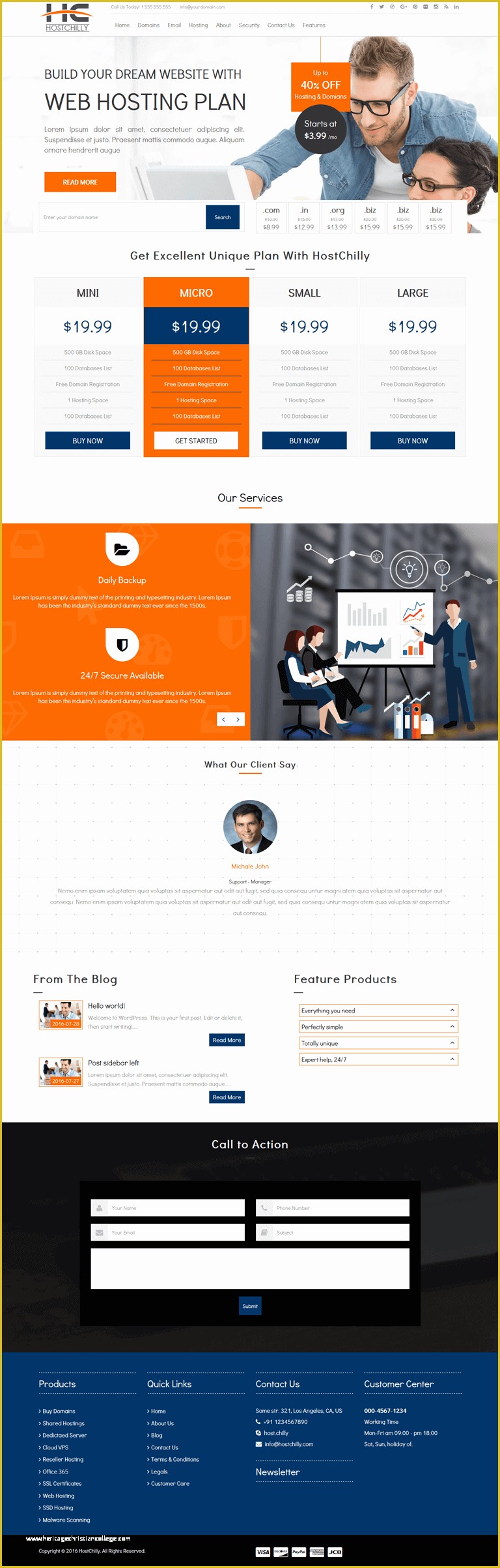 Whmcs order form Templates Free Of Best Whmcs and Wordpress Web Hosting Templates themechilly