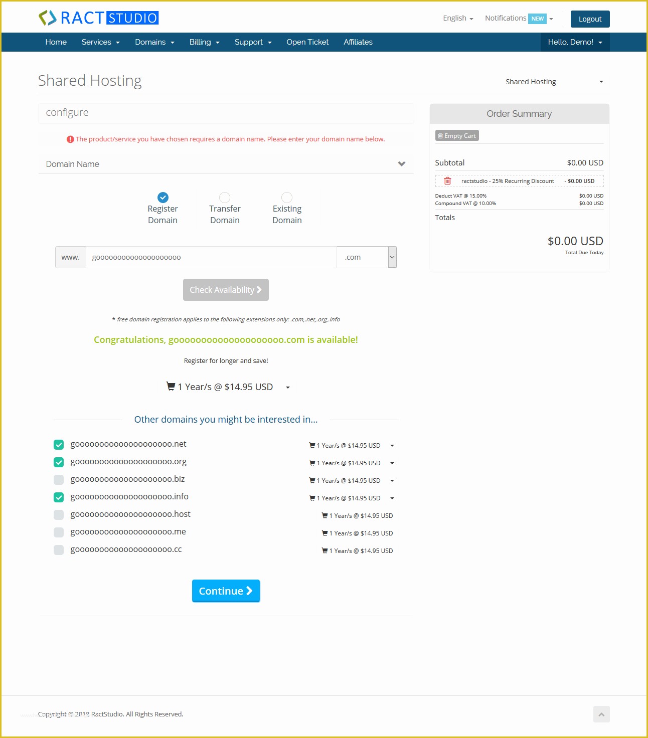 Whmcs order form Templates Free Of Powerful Ajax Hosting Cart E Page order Configure