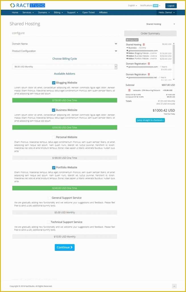 Whmcs order form Templates Free Of Product order form Template to Her with Powerful Ajax