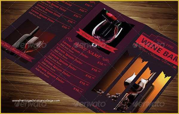 Wine Menu Template Free Of Wine Menu Templates – 31 Free Psd Eps Documents Download